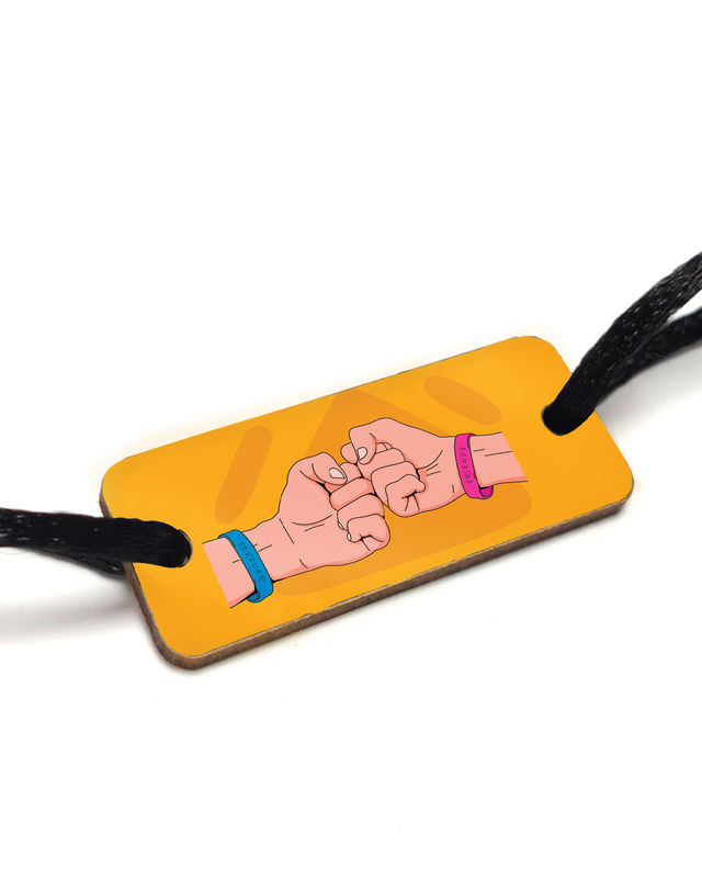 Mad Over Print Fist Friendship Band