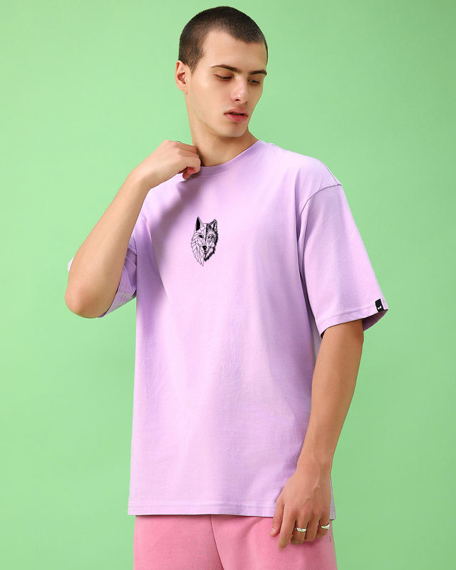 Bewakoof Men's Beast Within Graphic Printed Oversized T-shirt