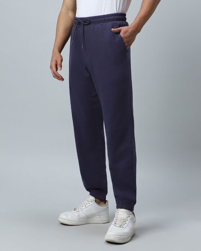 Bewakoof Joggers for Men | Blue - 2XL