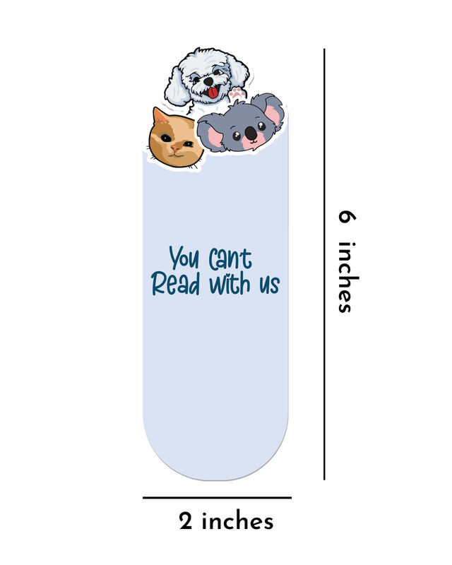 Mad Over Print Cute Bookmarker (Set Of 4)