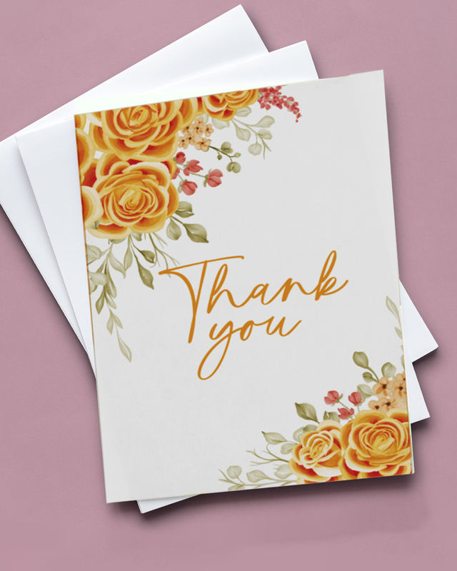 Mad Over Print Thoughtful Thank You Card