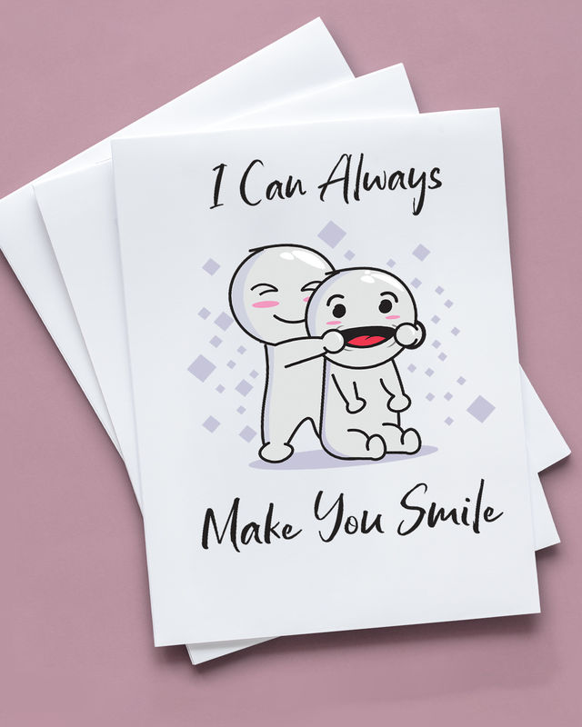 Mad Over Print Make You Smile Mother's Day Greeting Card