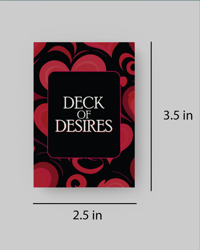 Mad Over Print Deck Of Desires Naughty Playing Cards