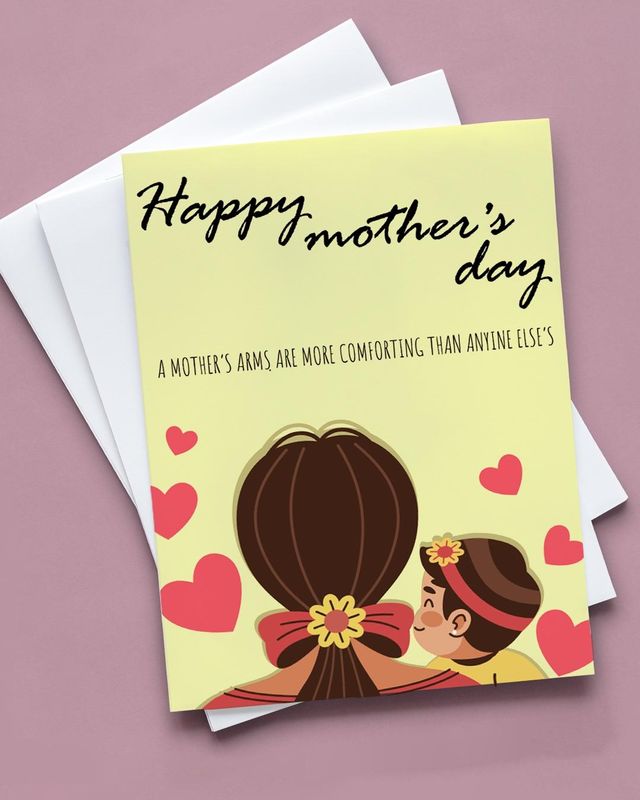 Mad Over Print's Mother's Day Greeting Card