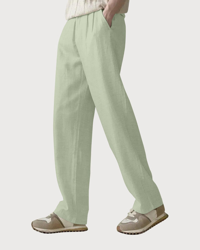 tdfオリーブ36 Buy FTX Men's Solid Straight Fit Cotton Linen Trouser | Light