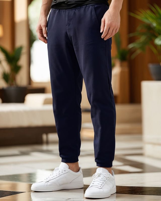 Bewakoof Joggers for Men | Blue - 2XL