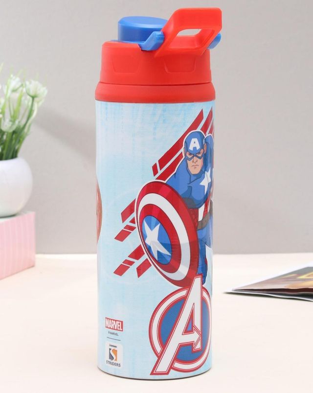 Avengers Water Bottle Steel 500Ml Stay Hydrated In Superhero Style