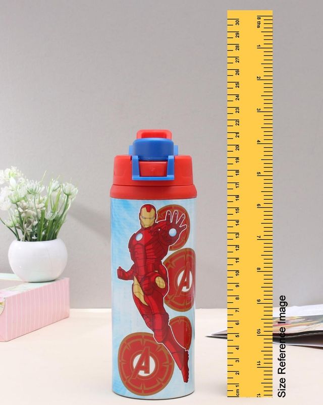 Avengers Water Bottle Steel 500Ml Stay Hydrated In Superhero Style