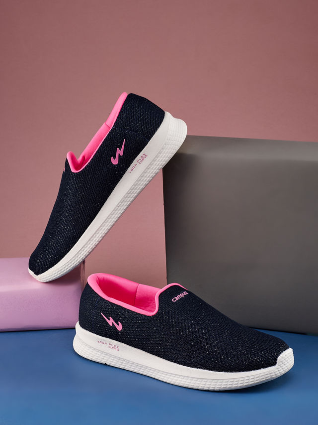 Buy Campus Women's Zoe Plus Walking Shoes | Navy - UK 8 Online