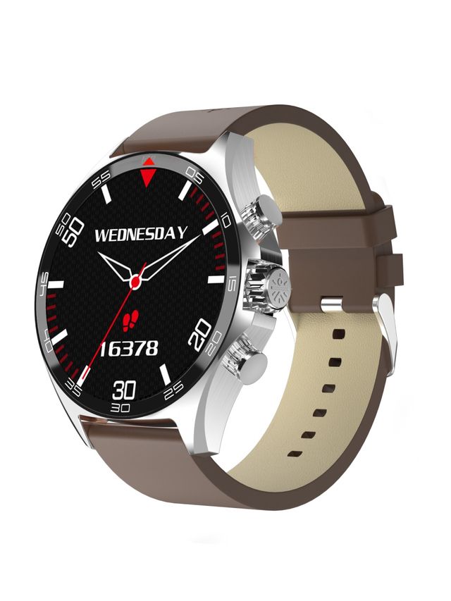 Cult Active Tr Smartwatch,Brown Leather