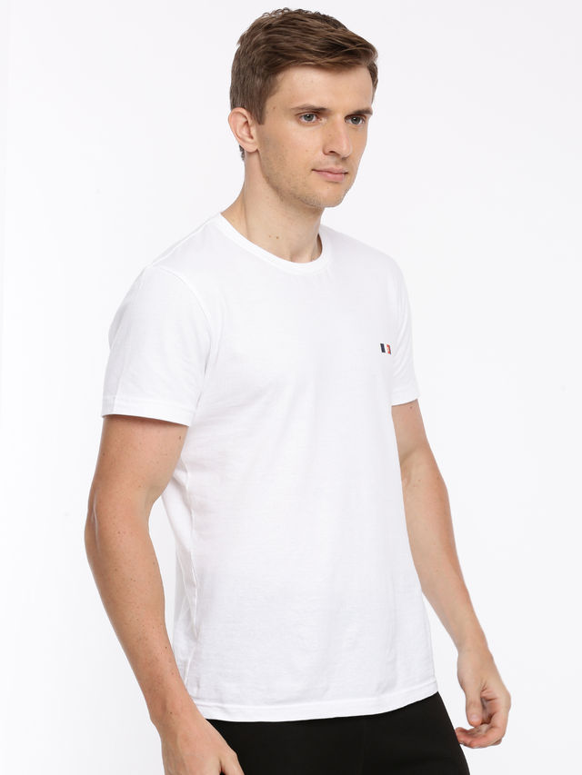 ACTIMAXX Men's Ultimate Comfort Pure Cotton Round Neck T-Shirt | White - S