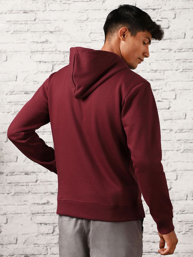 Nobero Men's Classic Hoodie | Maroon - M