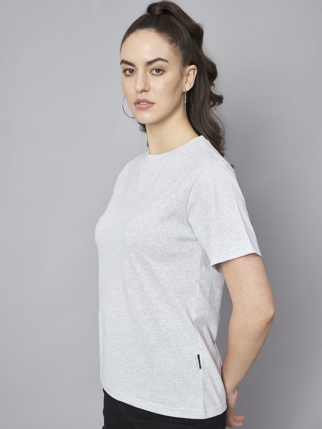 The Dry State Women's White T-shirts & WTSH | 1533A | XL