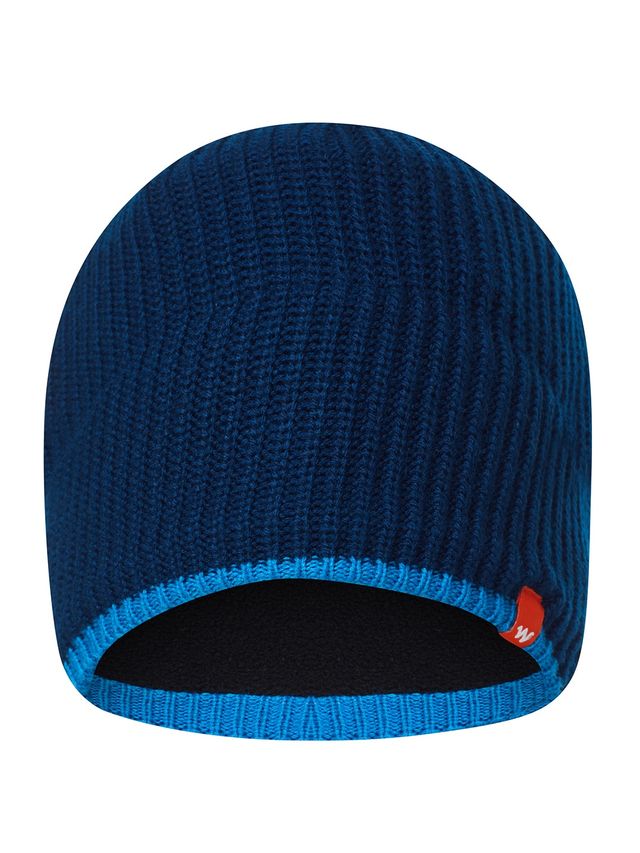 Wildcraft Unisex Solid Acrylic Skull Cap | Blue - Free Size