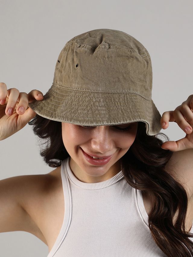 Haute Sauce Women's Solid Corduroy Sun Hat | Brown - One Size
