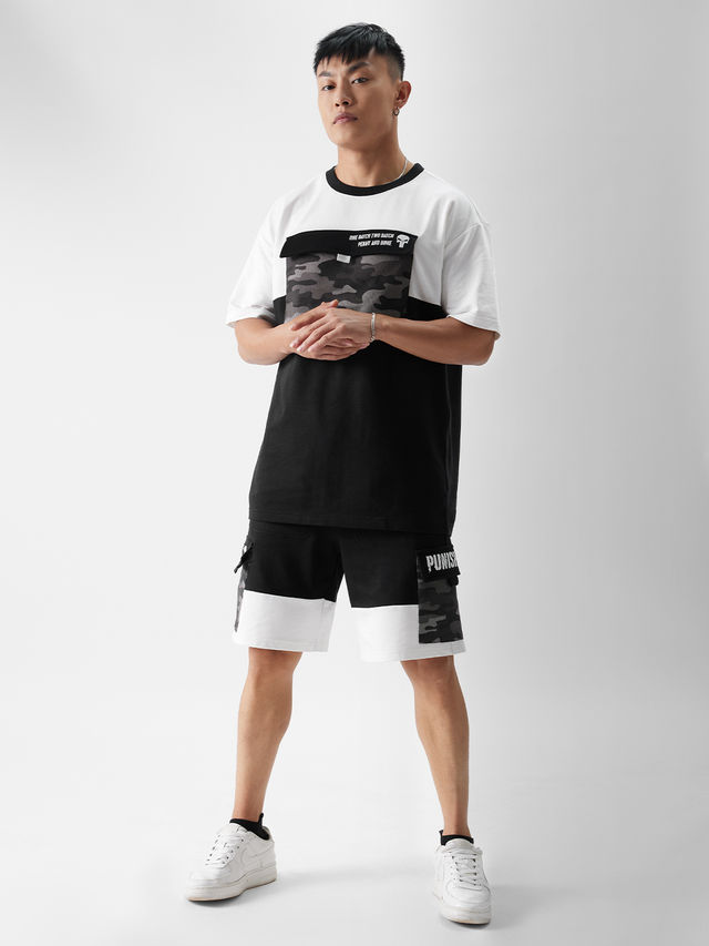 Rule Out Maglietta Uomo Punisher Supereroe - 100% Cotone - Casual Wear - Stampa Di Qualità - Taglia Small