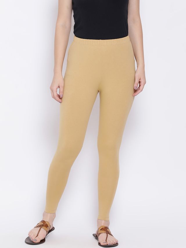 Rupa Softline Women's Ankle Leggings Style 1002 Skin - Free Size