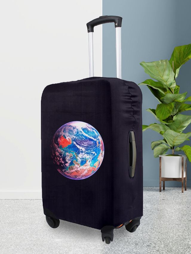 Cortina Luggage Cover | Jet Black - M