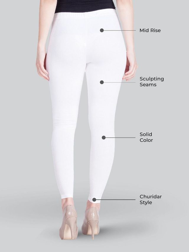 Lyra Women's Leggings Ankle Length | Cotton and Lycra - Free Size