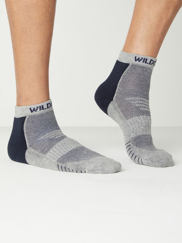 Wildcraft Unisex Patterned Cotton and Nylon Socks | Assorted - Free Size