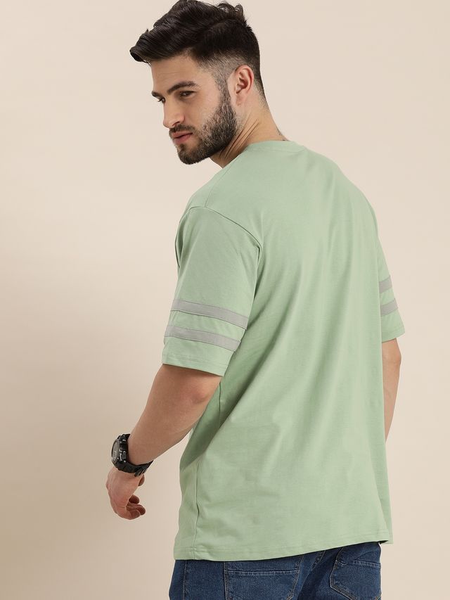Difference of Opinion Men T-shirt - Pista Green | Classic Fit | S