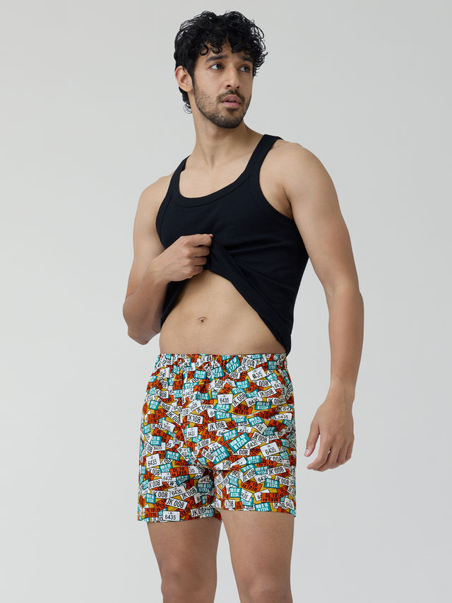 Buy XYXX Printed Combed Cotton Boxer |Men's Inner Boxer | Plate
