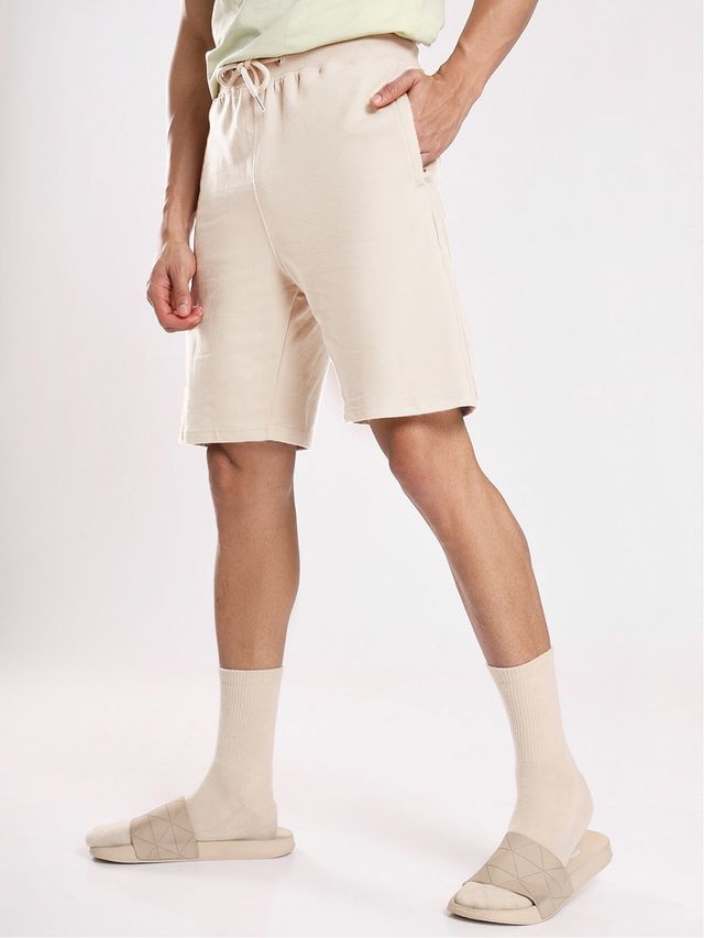 Nobero Men's Zip Pocket Shorts | Arctic Wolf - M