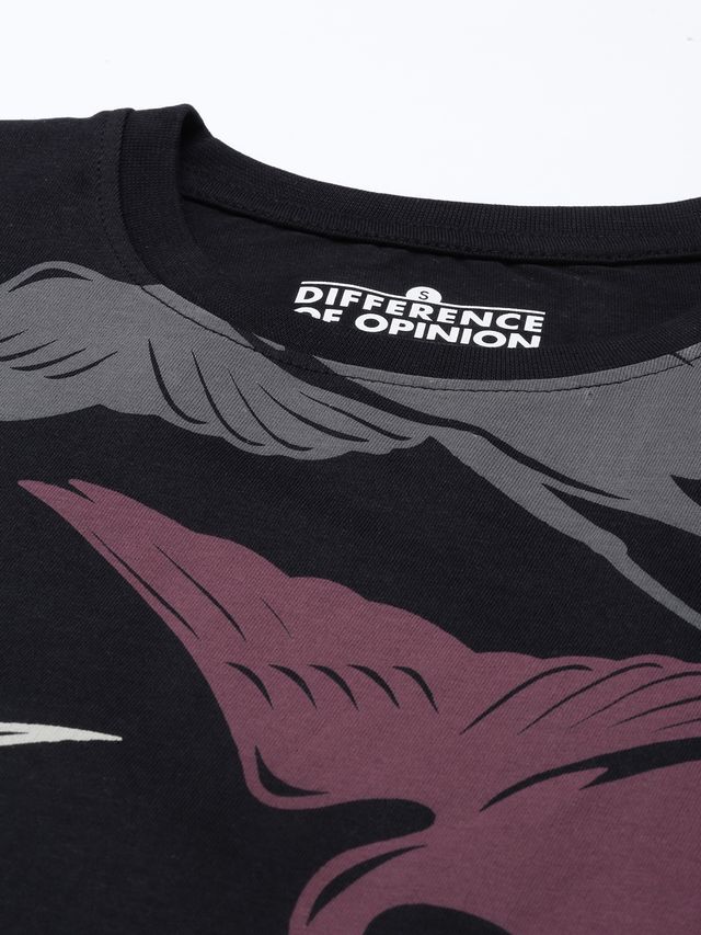 Difference of Opinion Women T-shirt - Black | Classic Fit | L