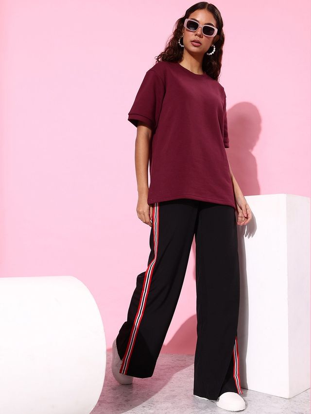 Dillinger Women's Sweatshirt | DLWMNSWT062 | Maroon - S