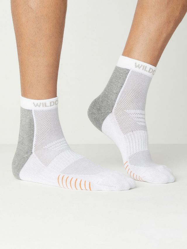 Wildcraft Unisex Patterned 78% Cotton, 20% Nylon, 2% Elastane Socks | Assorted - Free Size