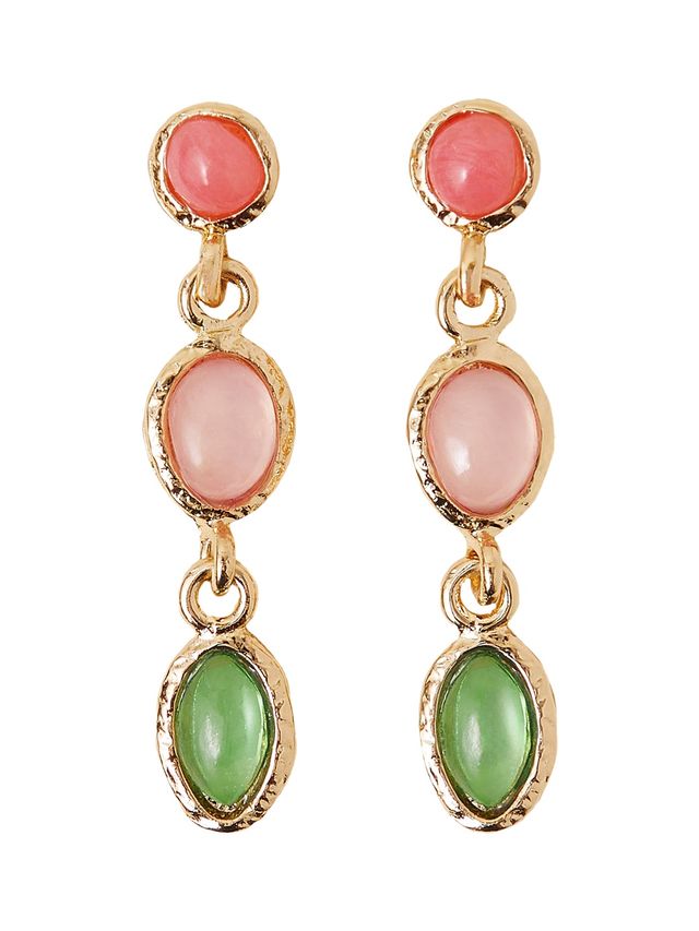 Accessorize London Women's Multi Eclectic Short Drop Earrings - Multi