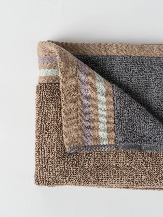 D Decor Zest Collection Towelnatural Charcoal Set