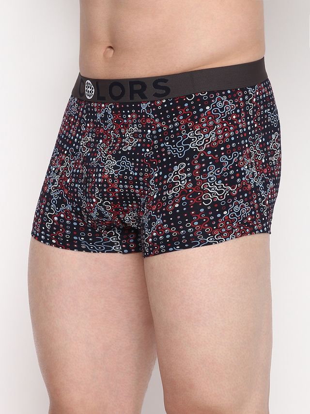 Rupa Colors Men's Front Open Printed Mini Trunk | Style 104 | Assorted - 85 cm