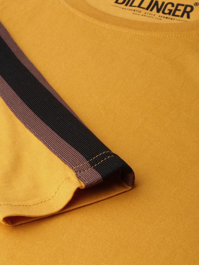 Dillinger Men's Long Sleeve T-shirts | DLFS18061MUST | Mustard - XL