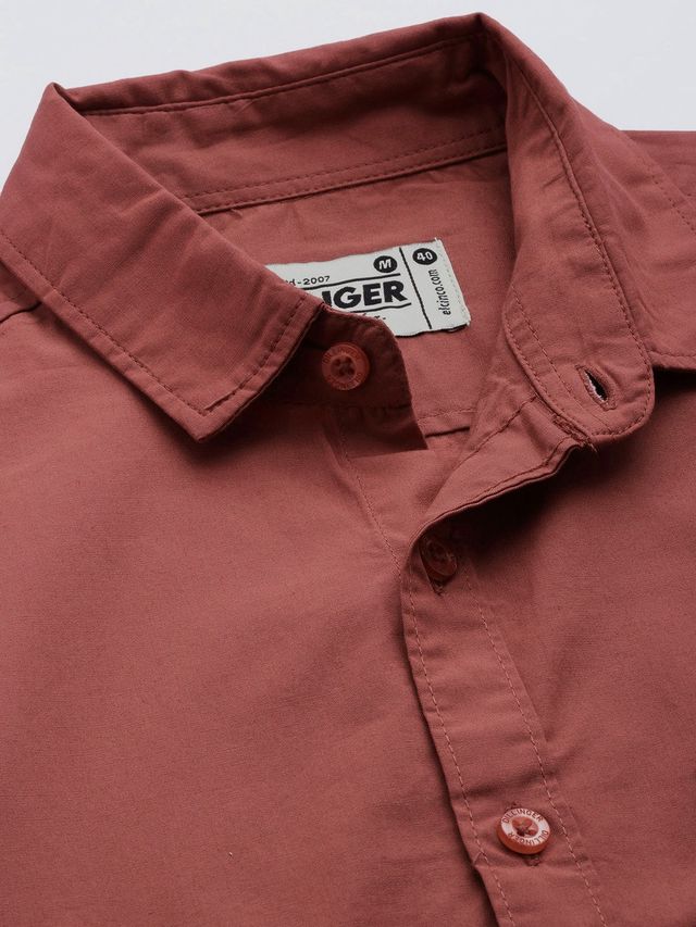 Dillinger Men's Shirt | DLMSRT001WRS | Withered Rose - S
