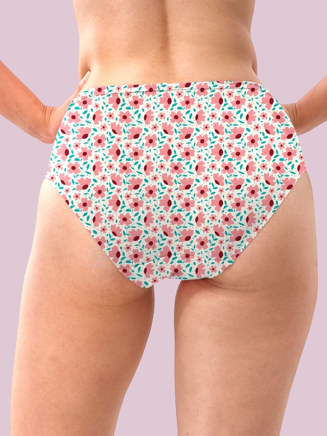 Lyra Women's Hipster Panty Printed | L (Colour May Vary)