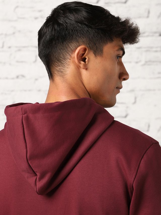 Nobero Men's Classic Hoodie | Maroon - M