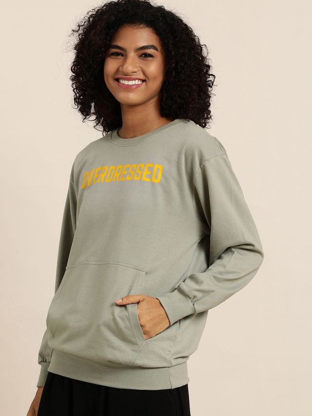 Dillinger Women's Sweatshirt | Dlwmnswt016 | Grey - XL