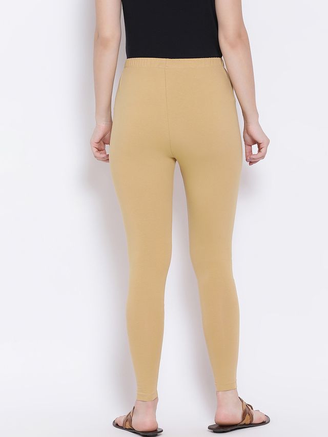 Rupa Softline Women's Ankle Leggings Style 1002 Skin - Free Size