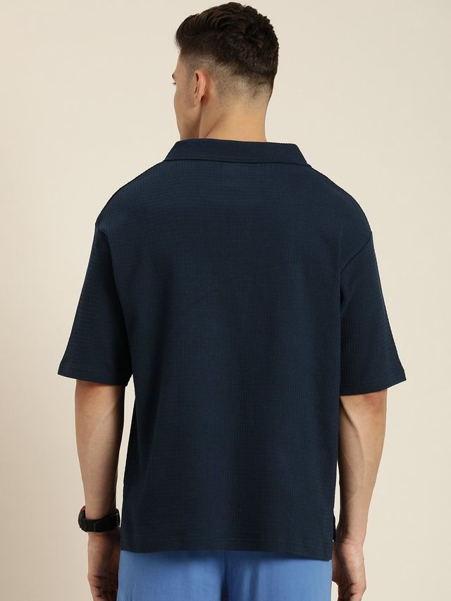 Dillinger Men's Oversized T-shirts | DLOVRPL001NVY | Navy - XL