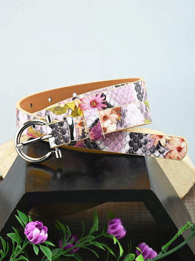 Buckleup Women's Belt | Model-Bublt2161 | Multicolour