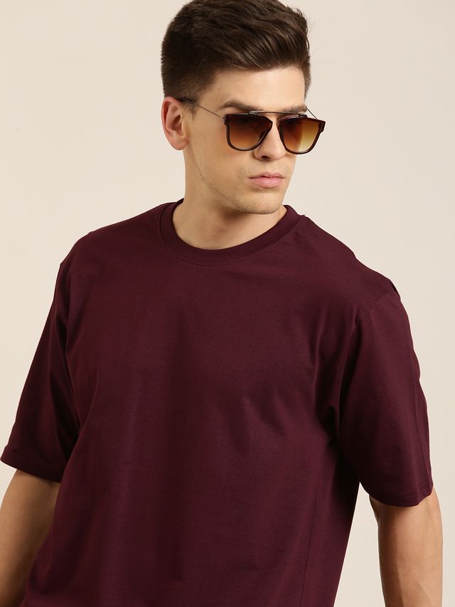 Dillinger Men's Oversized T-shirts | DLMOV125WINE | Wine - S