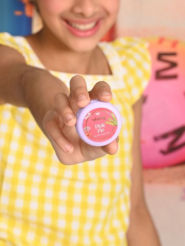 Whimsy Natural, Safe, Non Toxic Lip & Cheek Tint For Teen And Preteen Girls (Pink Pie)