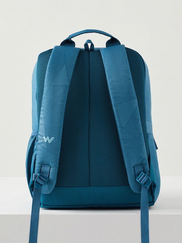 Wildcraft Unisex Solid Polyester Twill Emboss 15 L Padded Grab Handle Backpack | Sapphire