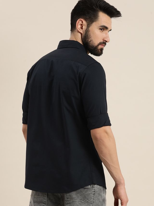 Dillinger Men's Shirt | DLMSRT001NVY | Navy Blue - L