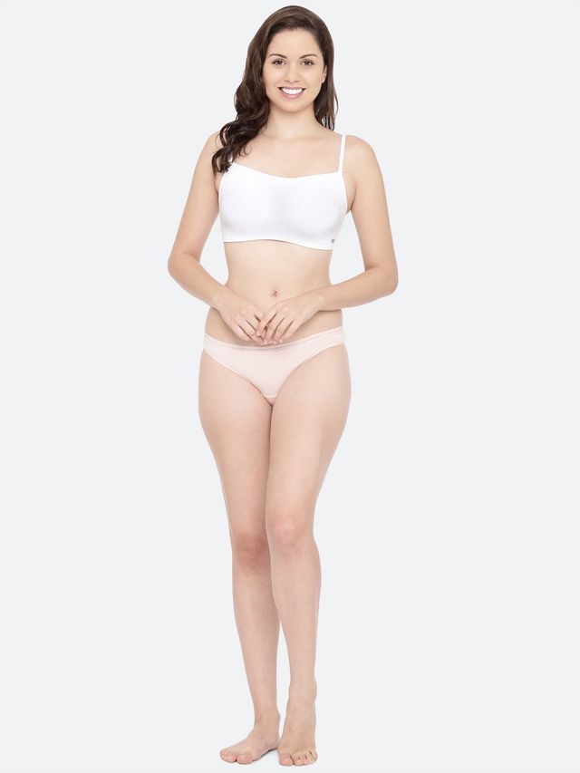 Enamor Women's A022 Full Coverage Comfort Cami Cotton Bra | Non Padded | Wirefree | White - M