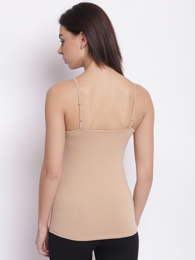 Enamor Women's E001 Essentials Stretch Cotton Camisole | Skin-M