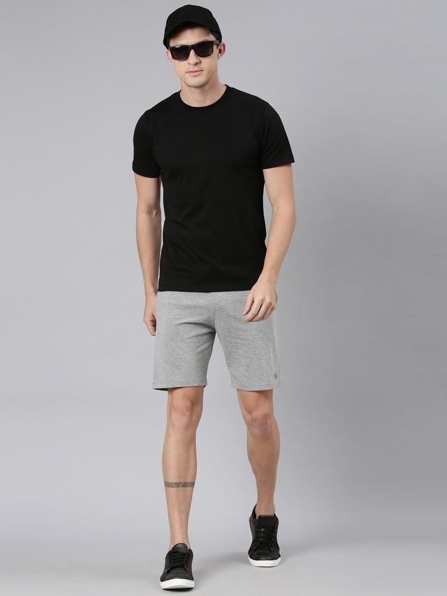 Rupa Jon Men's Round Neck T-Shirt Style | RJ 901 | Jet Black - XL