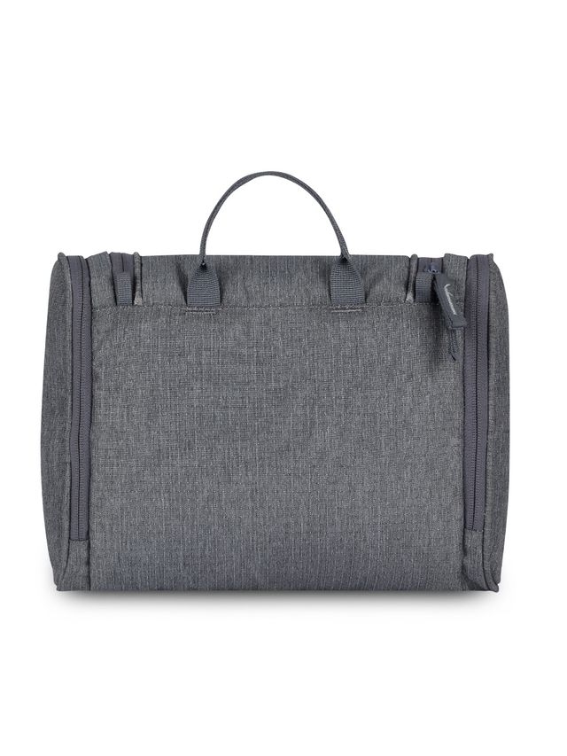 Wildcraft Unisex Textured Nylon 10 L Travel Toiletry Kit | Light Grey - Free Size