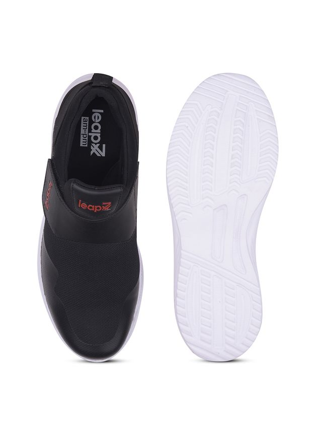 Liberty Leap7X FLATRON-1E Men's Black Sports Walking Shoes - 43 UK